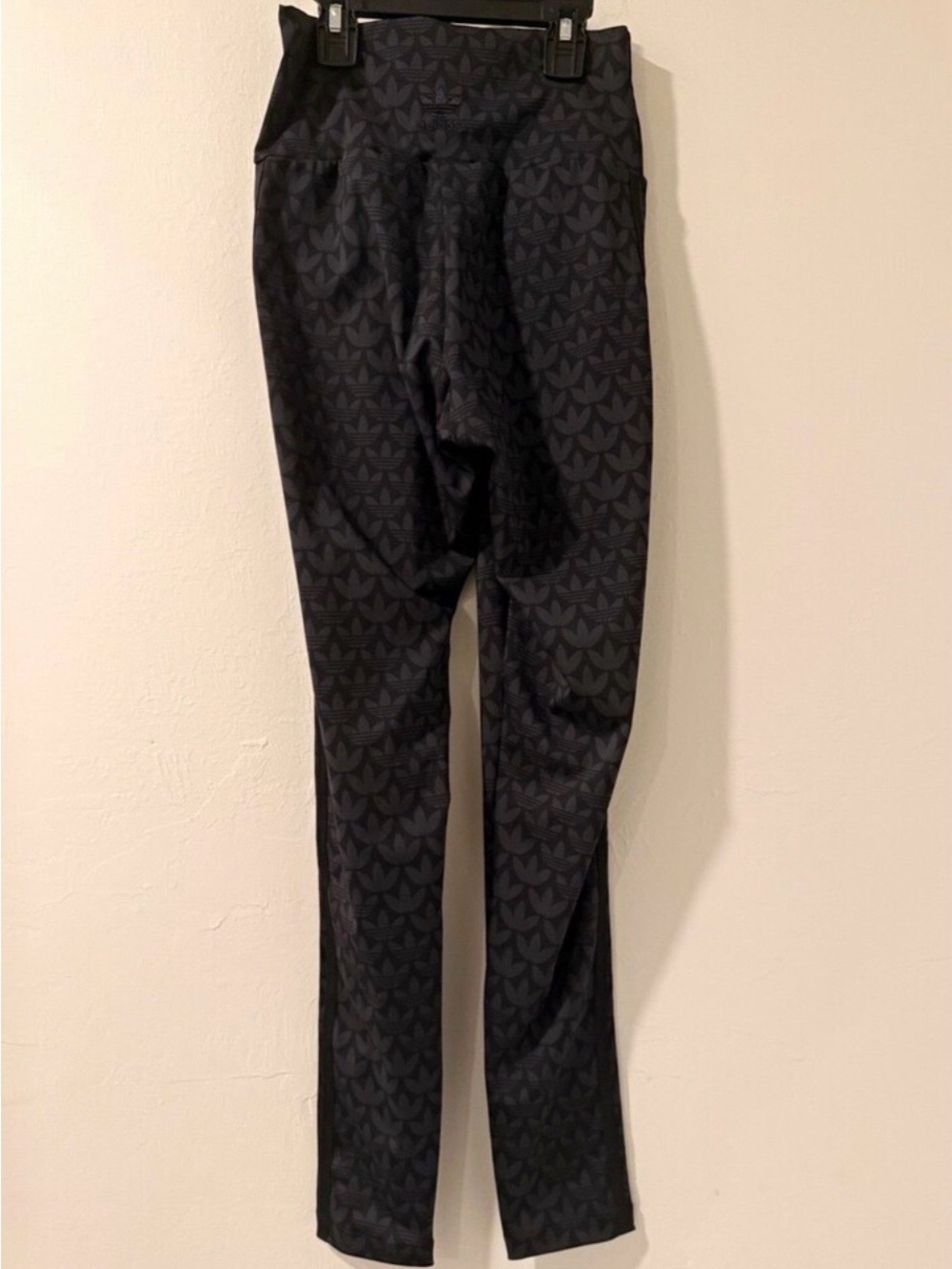 adidas Black Patterned Women's Leggings